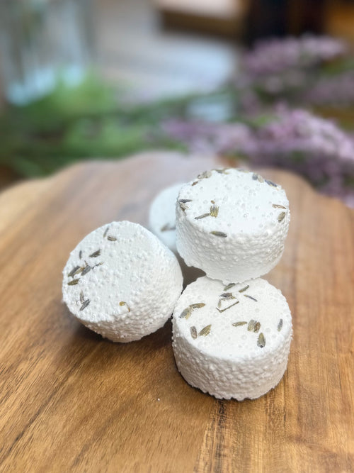 Mini bath 'bombs' or shower steamers